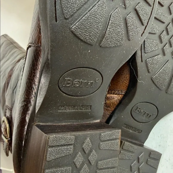 Born Gibb High Shaft Boots - Leather, Wide Calf (For Women) Size 7.5 - Picture 8 of 10
